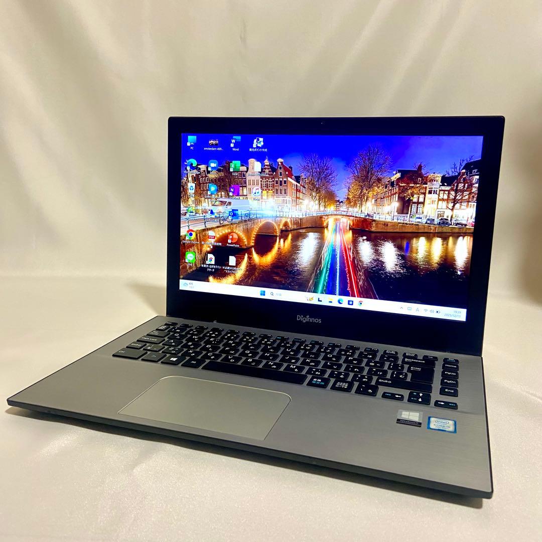 Windows11 13.3型 i5薄型 ドスパラノートパソコン カメラ付き