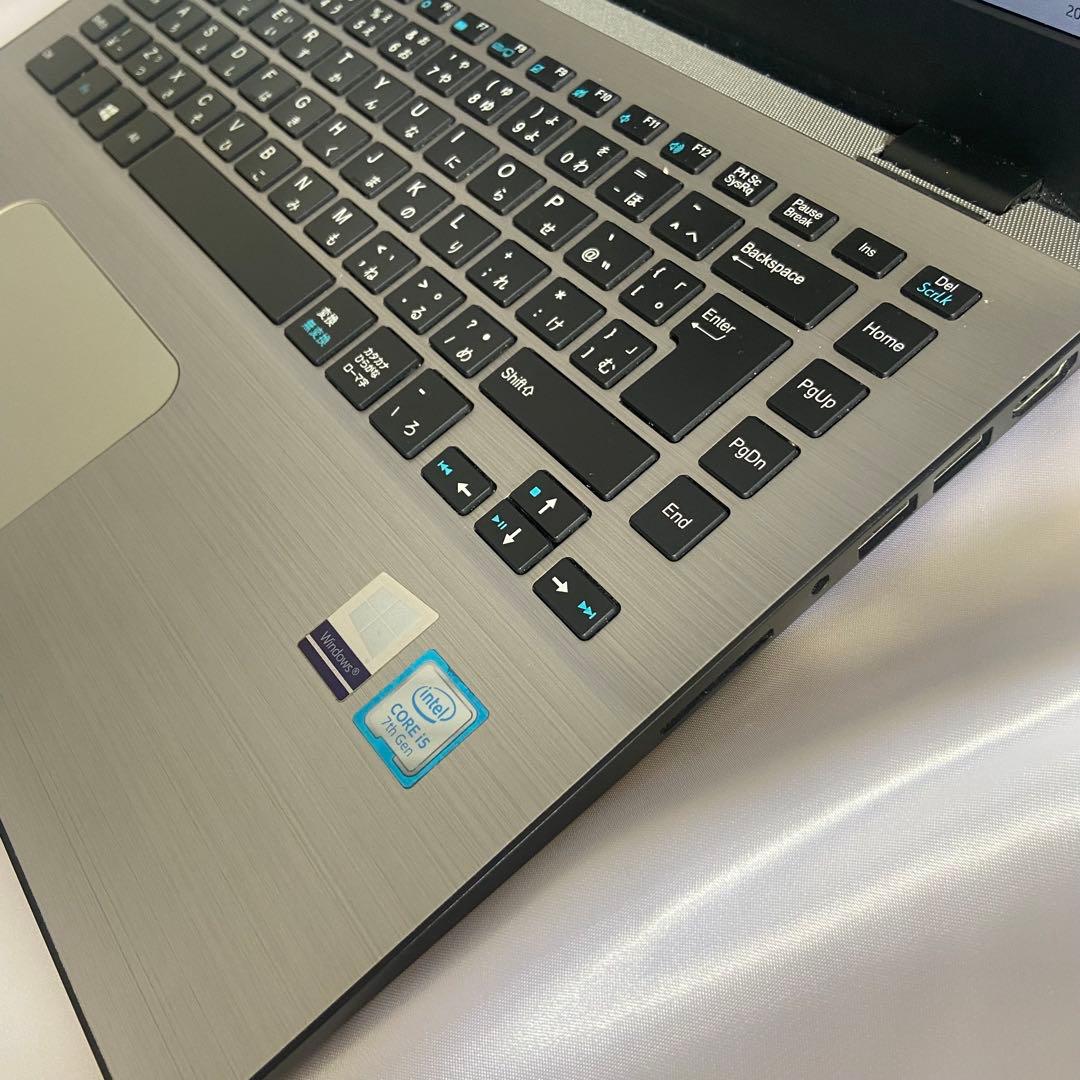 Windows11 13.3型 i5薄型 ドスパラノートパソコン カメラ付き