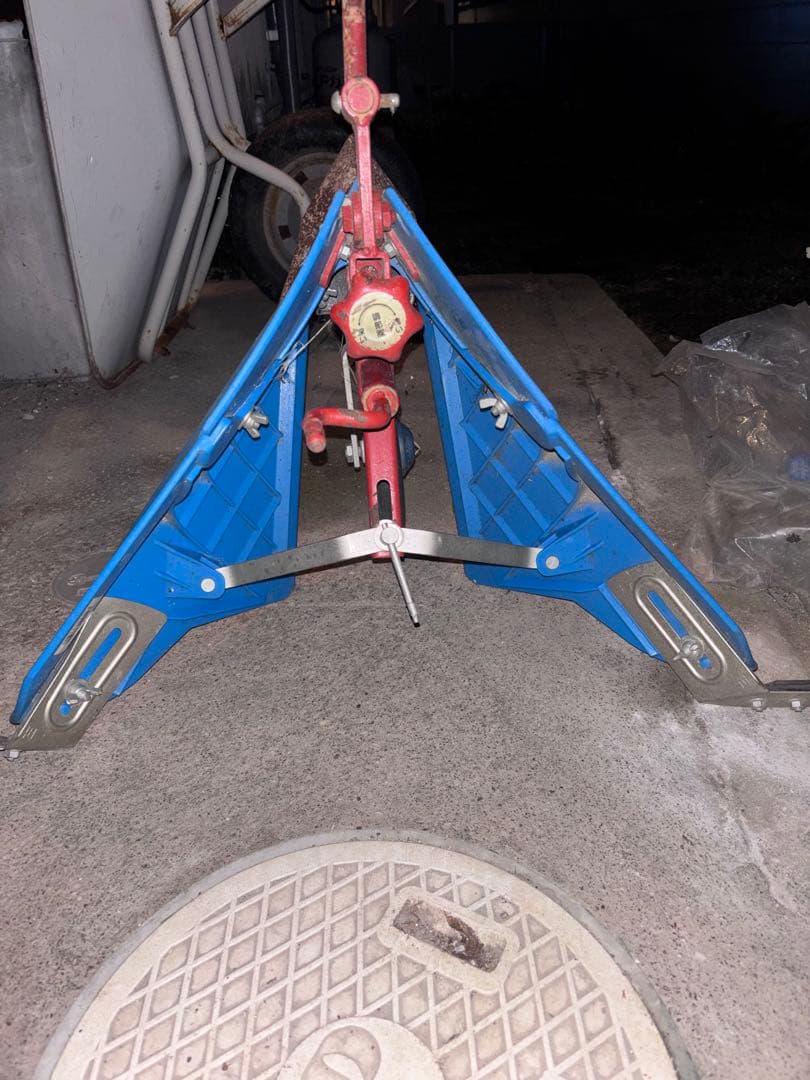 クボタ TR6000 陽菜 ミニ耕運機 ブルー溝浚器 付き