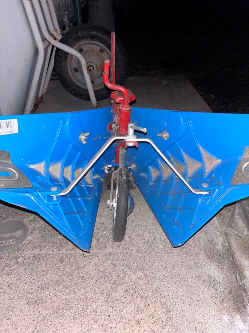 クボタ TR6000 陽菜 ミニ耕運機 ブルー溝浚器 付き