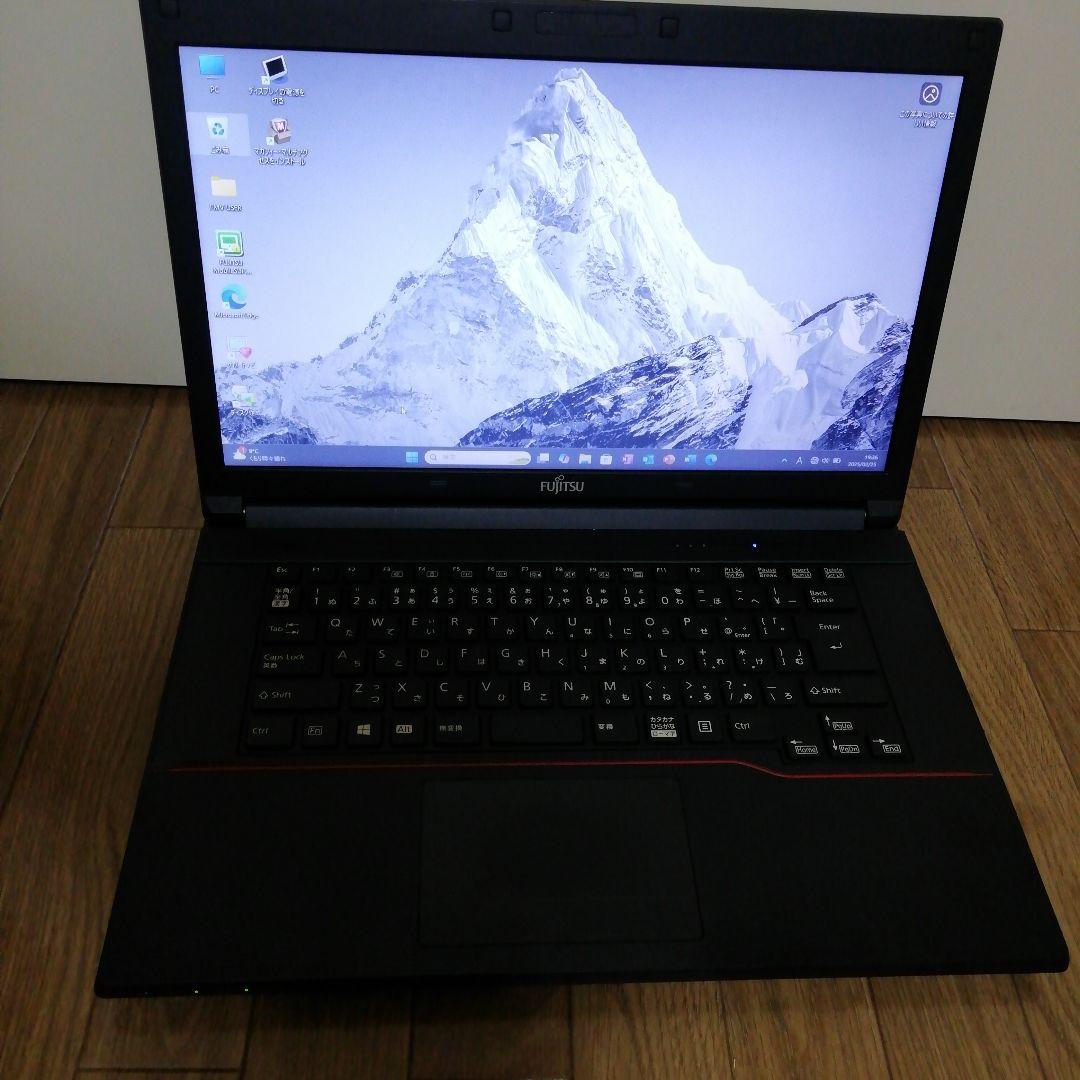 【リカバリディスク有】富士通Windows11ノートパソコン（Office付）