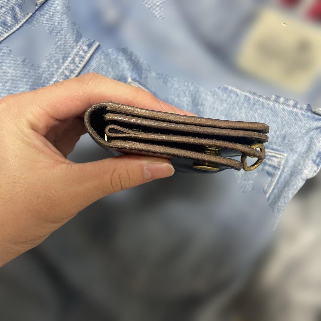 クロムエクセル　茶芯ロングトラッカーウォレット　三層　値下げ中！