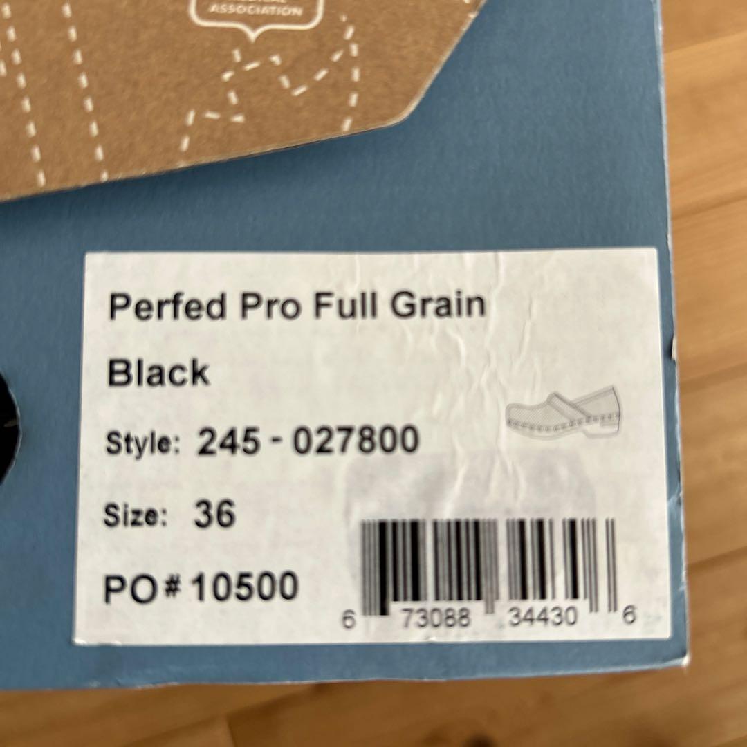 【お値下げ】dansko ダンスコ PERFED PRO パンチング36
