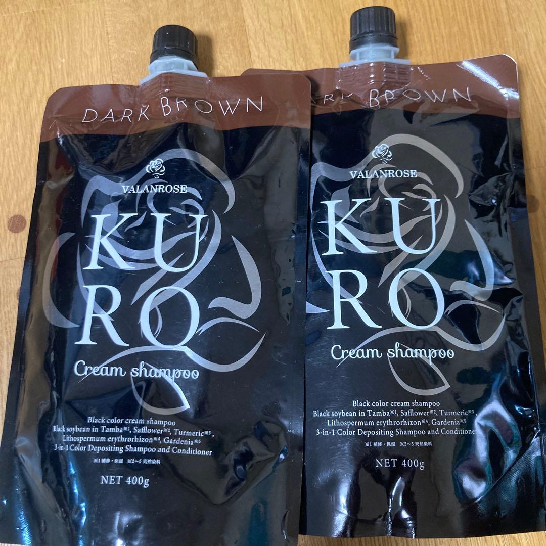 B.VALANCE VRクロクリームシャンプー 400g ダークブラウン