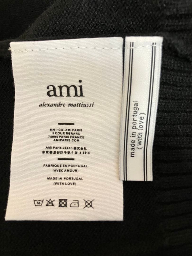 【新品】AMI PARIS アミパリス ニット セーター ブラック Sサイズ