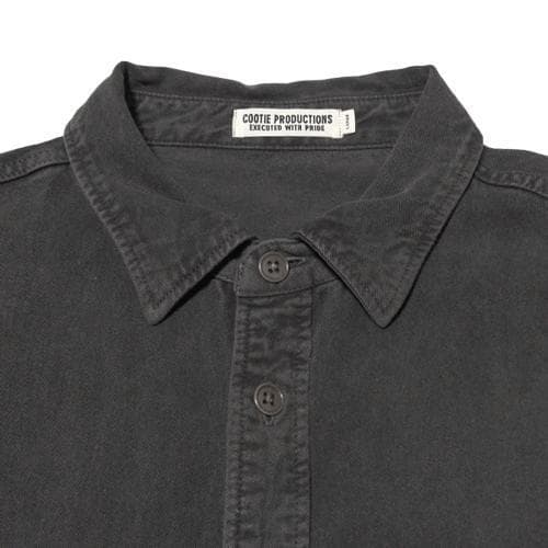 専用 美品 COOTIE ピグメントダイ CPOジャケット ブラックL コットン