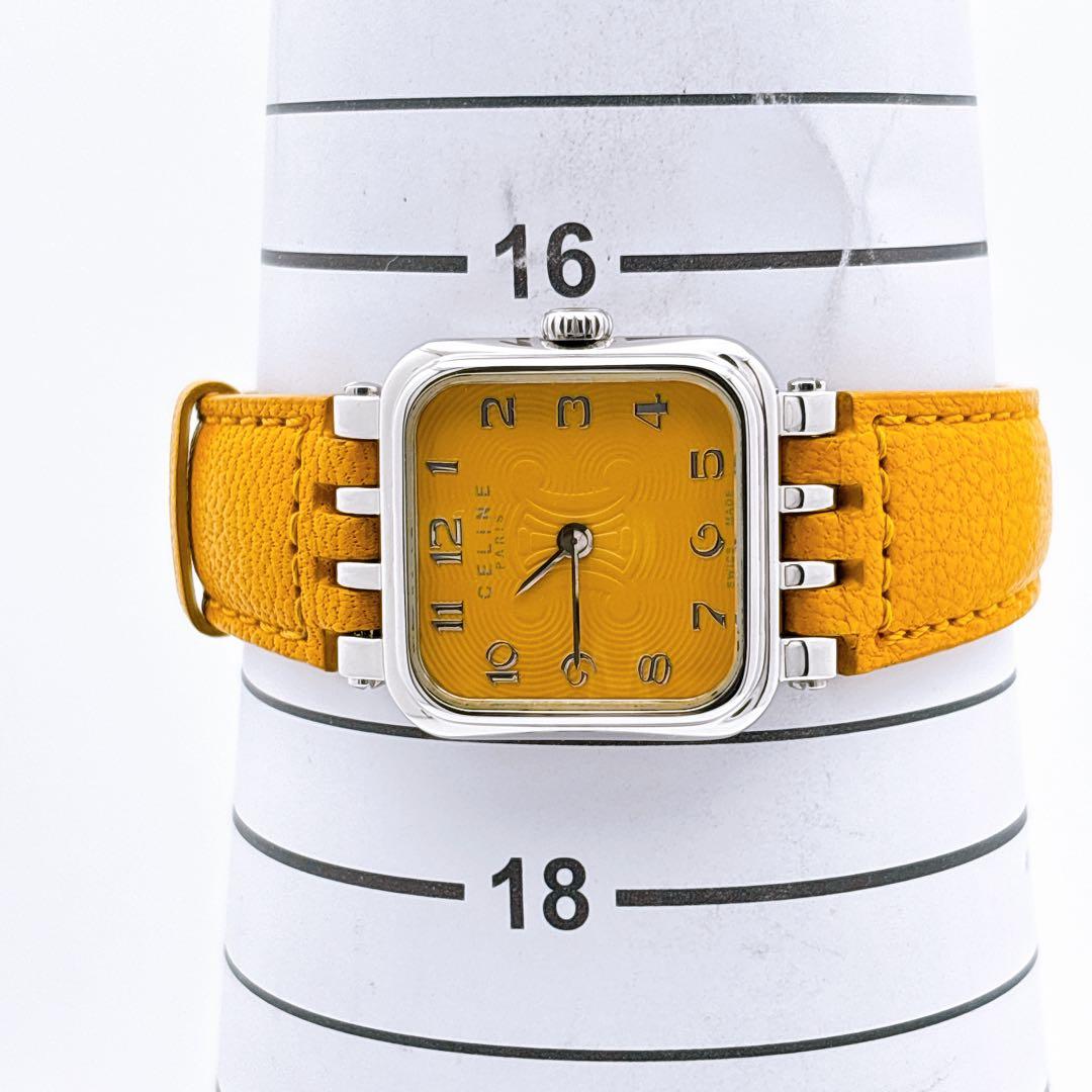 【希少・電池新品】セリーヌ CELINE ラ パリセット スクエア 腕時計