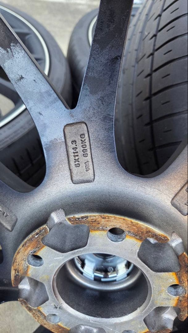 ピーターVOLTECHYPERMZ 19インチ タイヤホイールセット訳あり