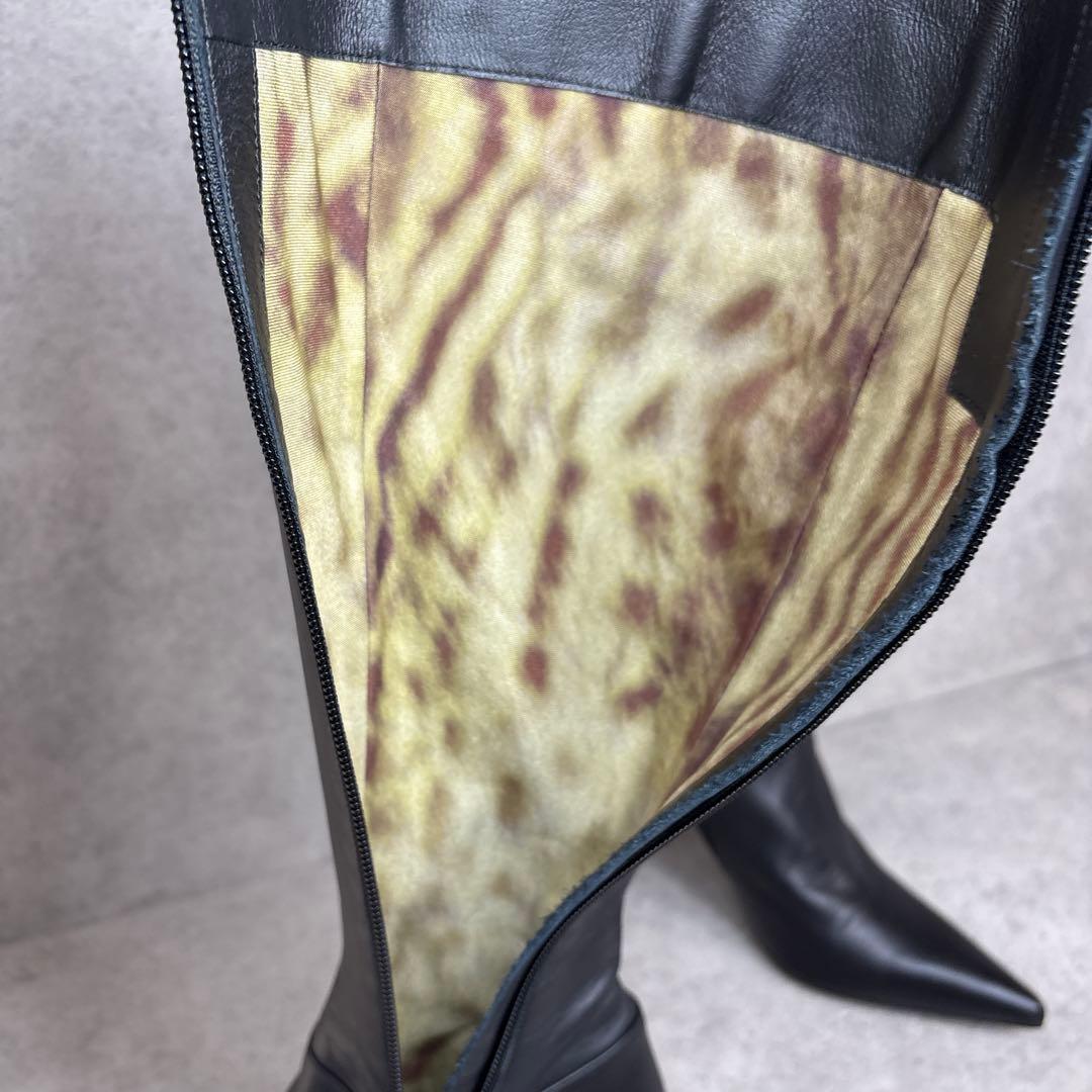 新品！VII XII XXX セブントゥエルブサーティ ポインテッドロングブーツ