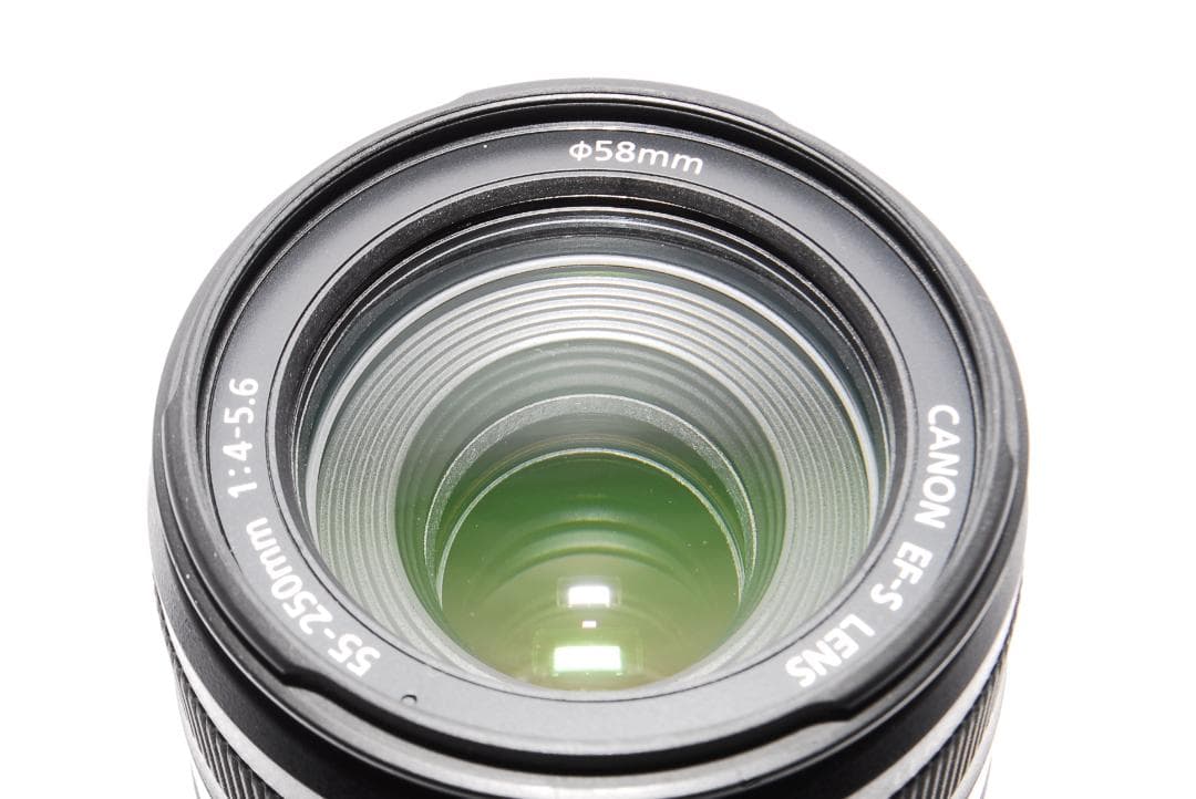 美品 望遠レンズ Canon EF-S 55-250mm F4-5.6 IS