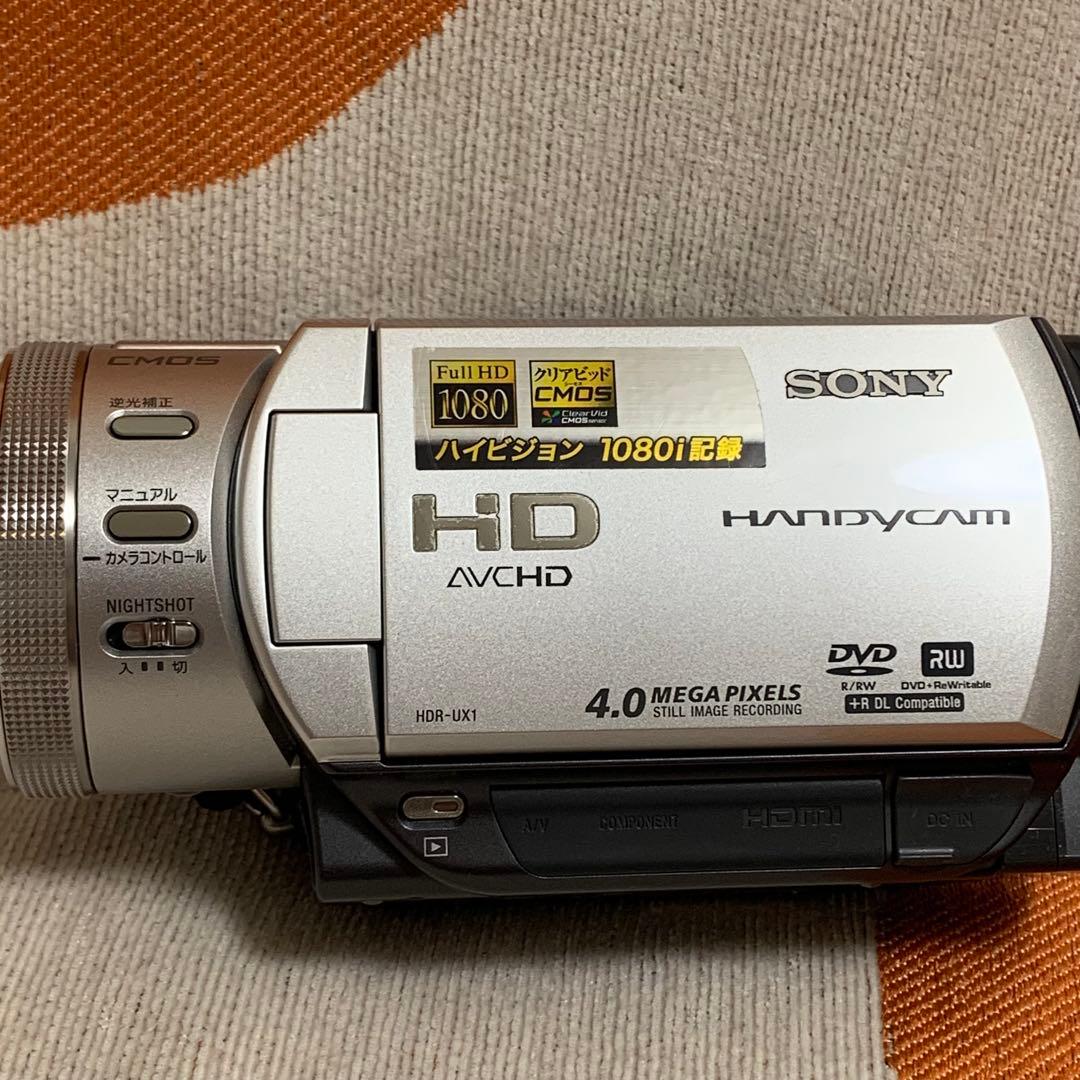 動作確認DVD&MSD ナイトショット ソニーデジタルビデオカメラHDR-UX1