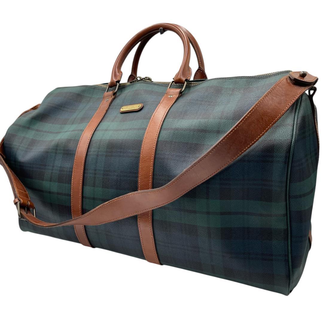 Polo Ralph Lauren ブラックウォッチ 2way ボストンバッグ