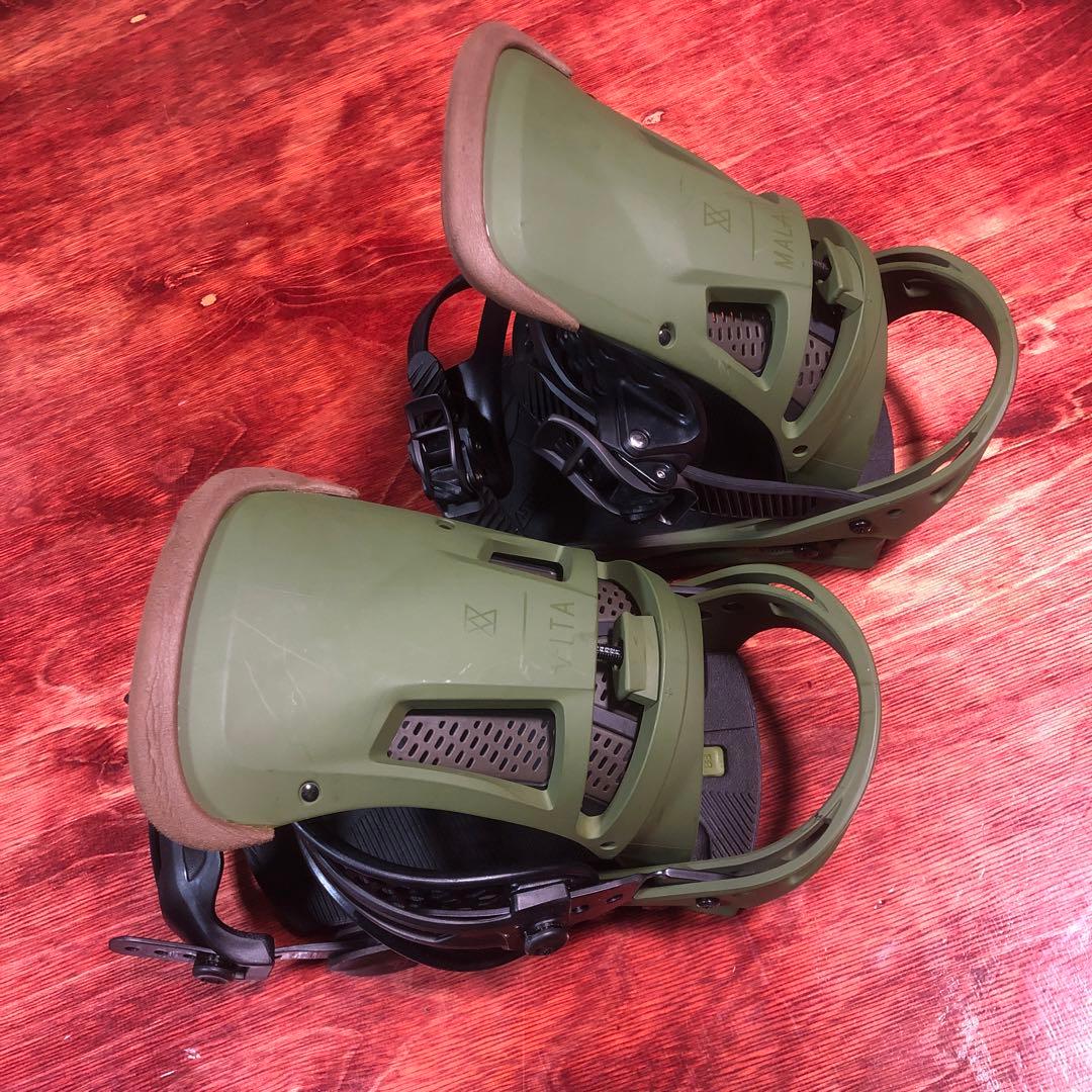 BURTON Malavita Mサイズ　オリーブグリーン ビンディング　19年