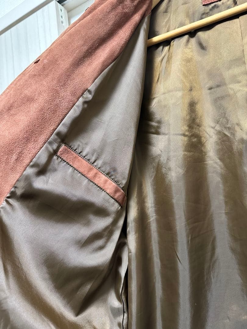 [おじさん1205]　本革スエードジャケット