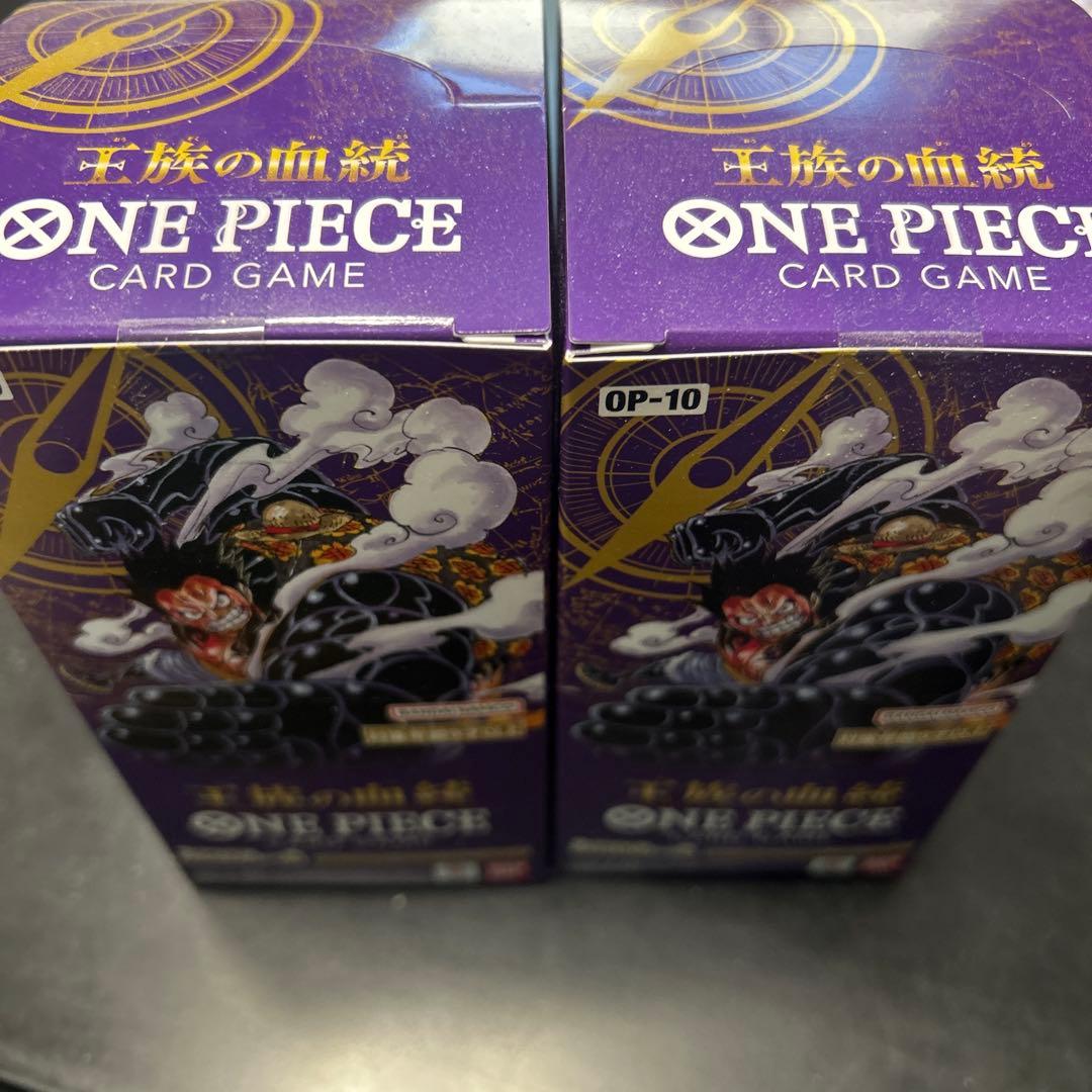 ワンピース　未開封ボックス　テープ付き　王族の血統　２ボックス