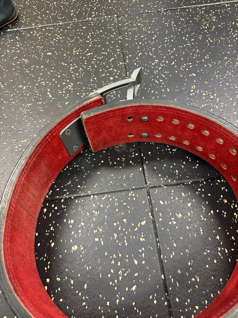 l*a様 SBD パワーベルト 黒/赤 調整可能