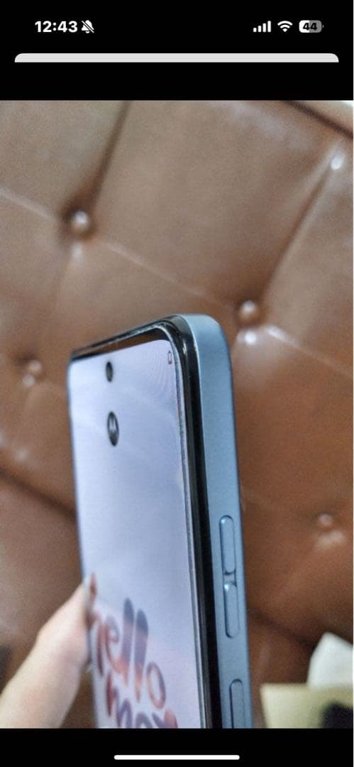 Motorola moto g05本体 クリアケース付き