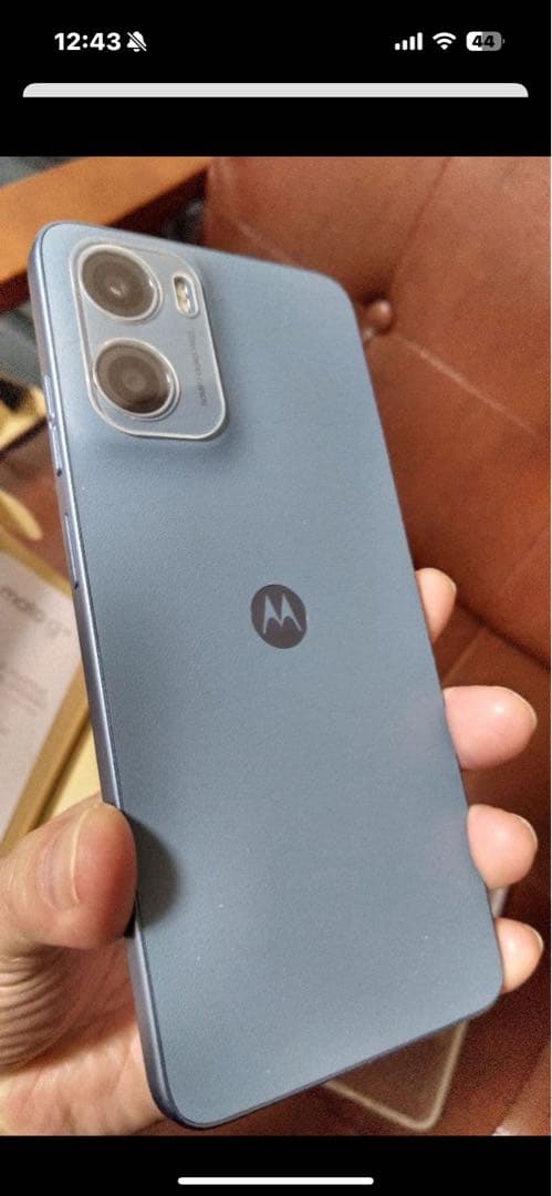 Motorola moto g05本体 クリアケース付き