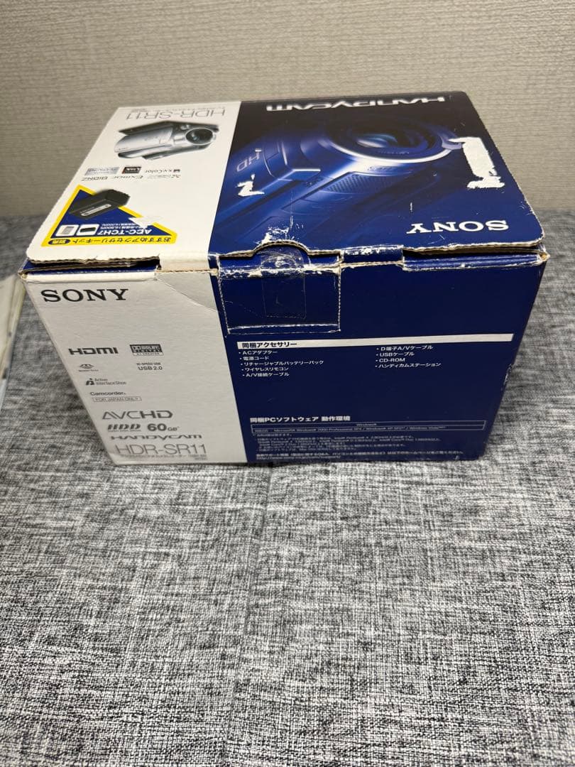 【動作ＯＫ】ナイトショットSONY HDR-SR11 ビデオカメラ