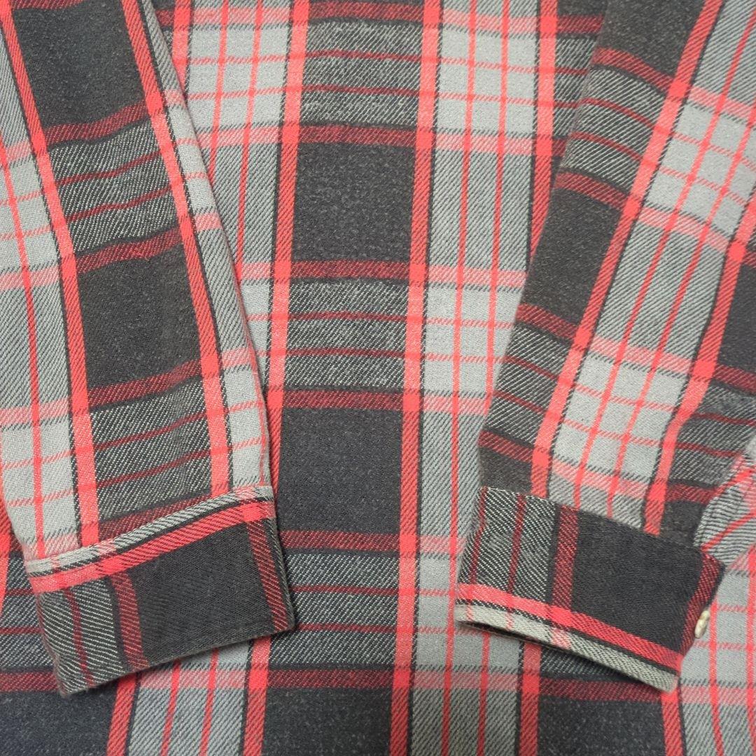 80s ST JOHNS BAY チェック柄ネルシャツ USA製 XL