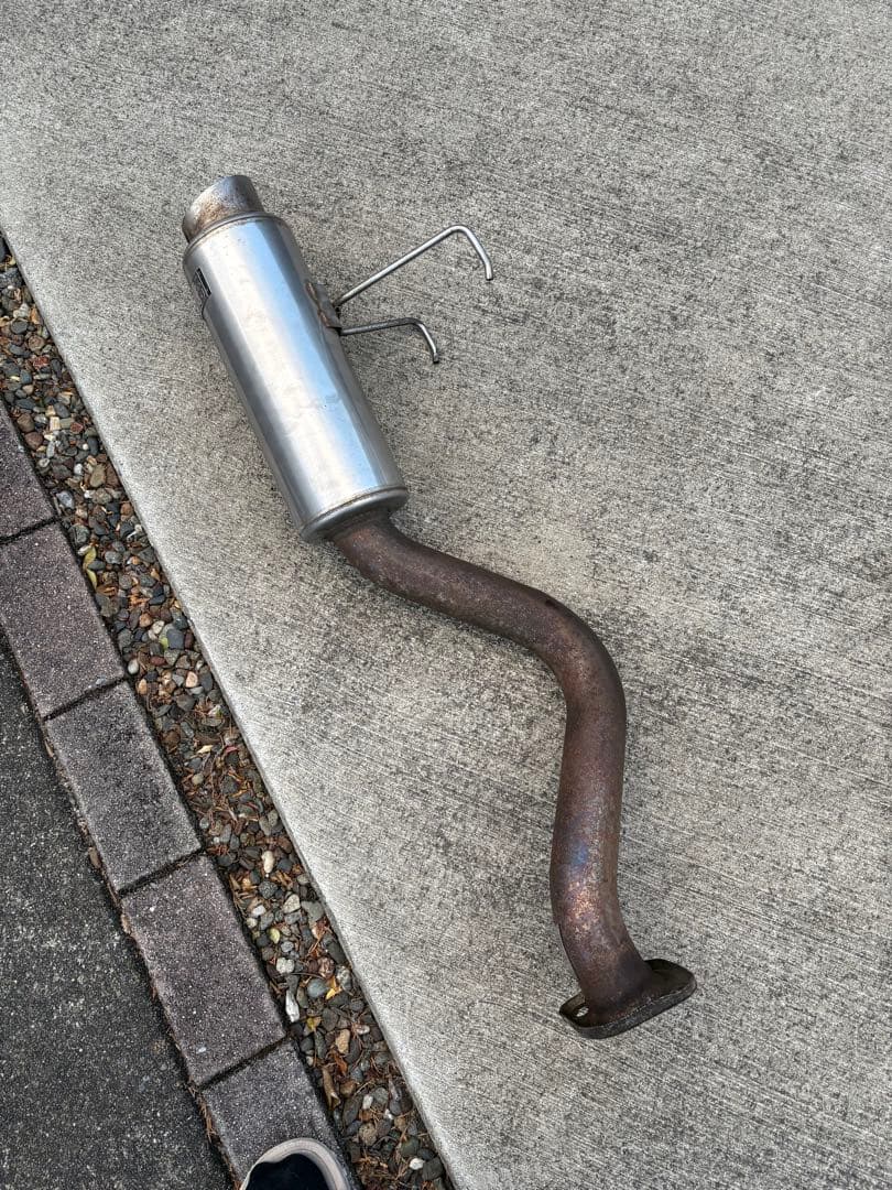 明日までの出品です　ek9 5zigenマフラー