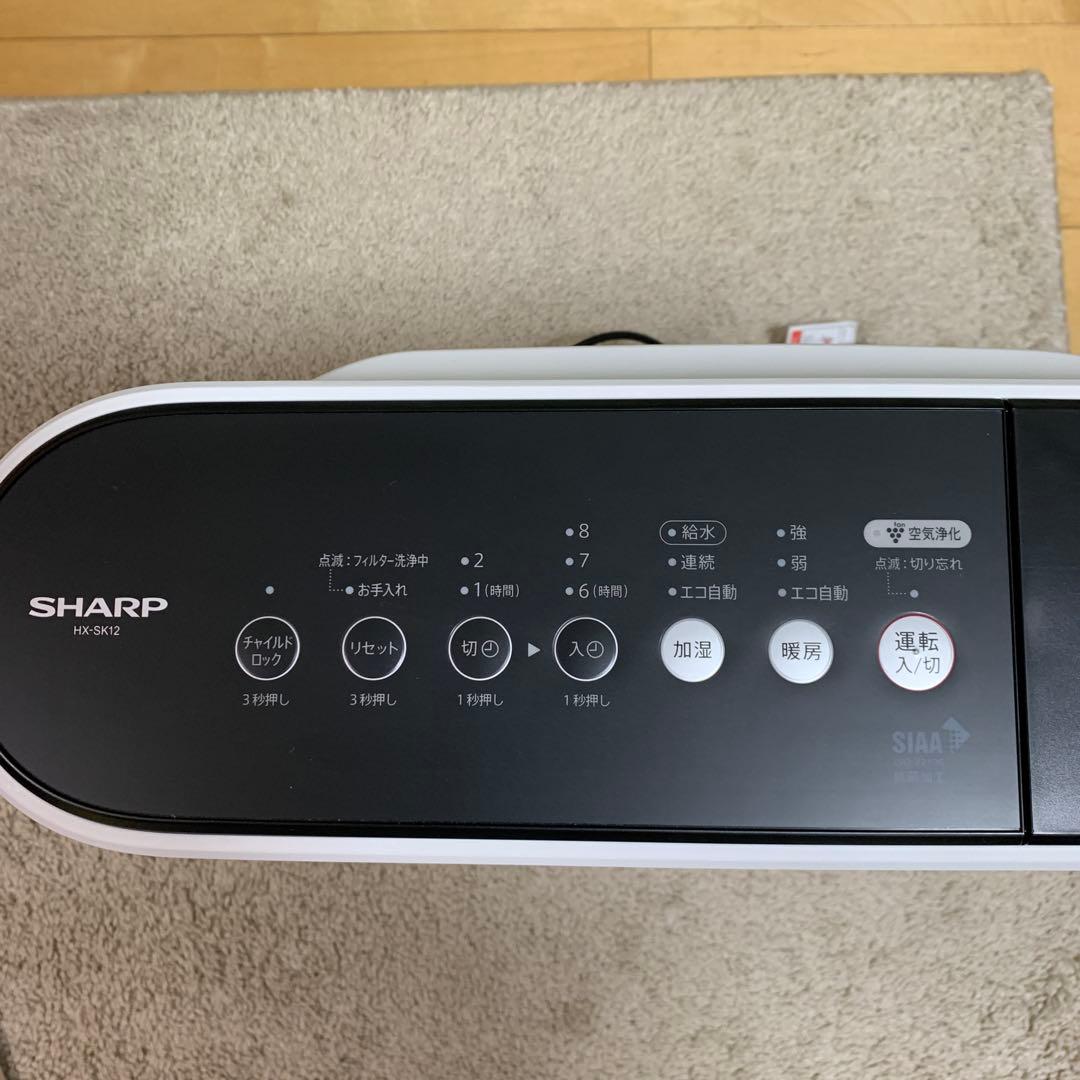 SHARP 加湿セラミックファンヒーター HX-SK12