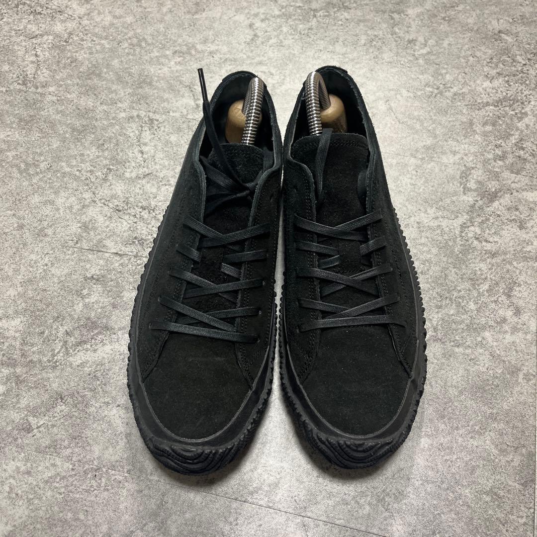 極美品 スピングルムーブ スニーカー スエード ブラック L 送料無料