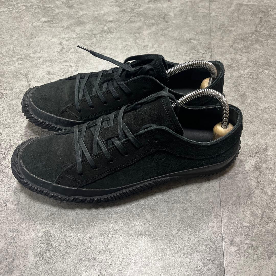 極美品 スピングルムーブ スニーカー スエード ブラック L 送料無料