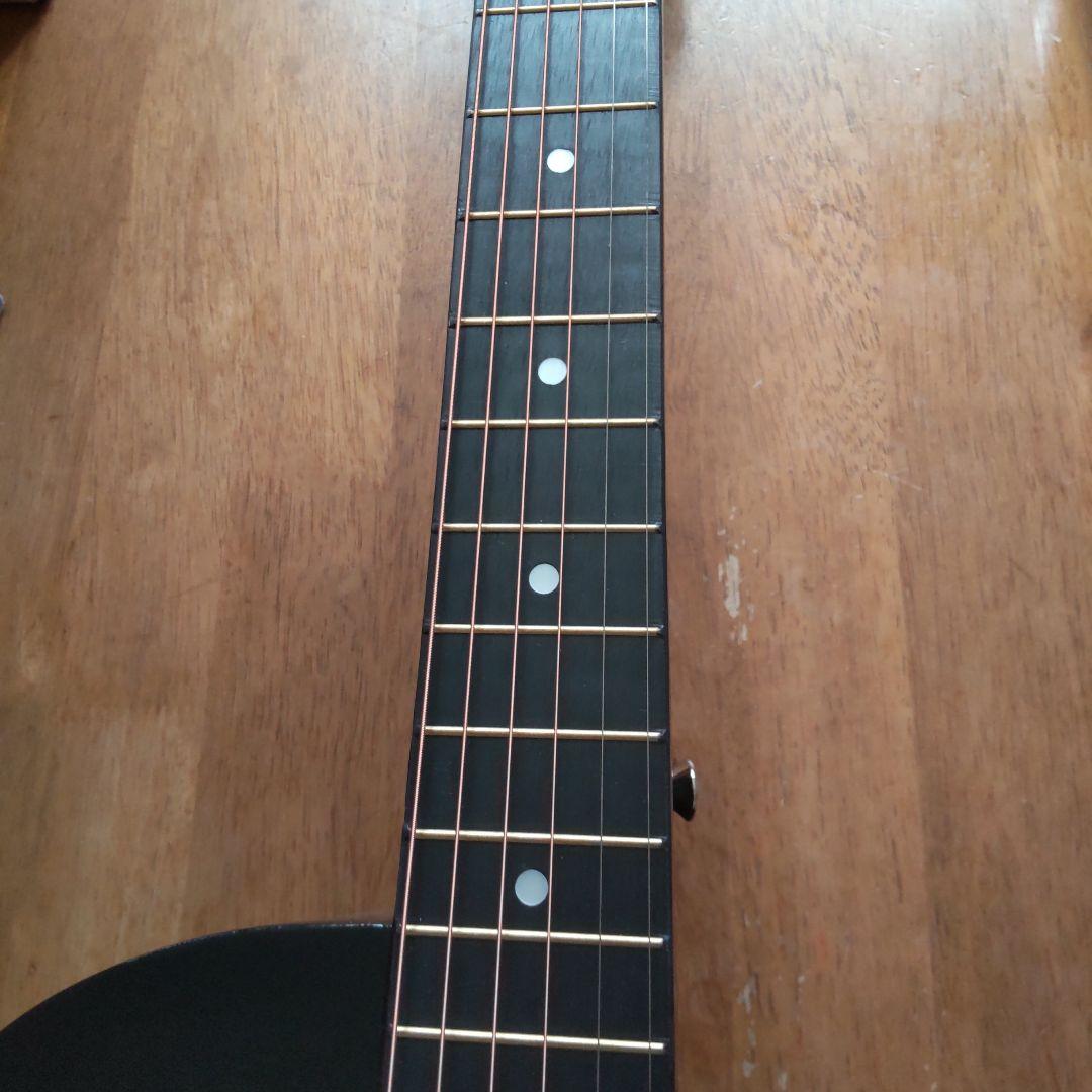 新品！格安！かっこいい！カッタウェイデザイン アコースティックギター 付属品付