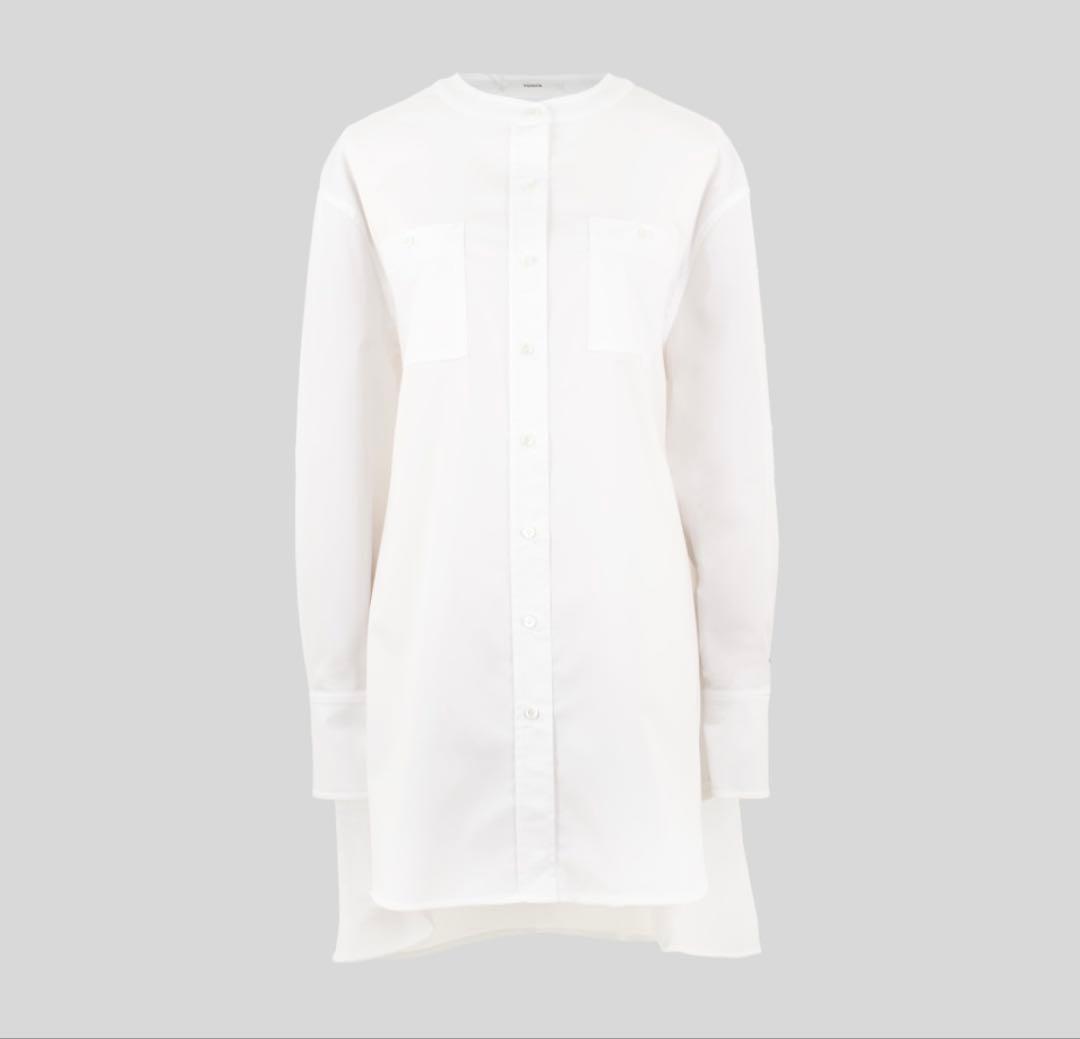 yonfa ラッフルポケットシャツ