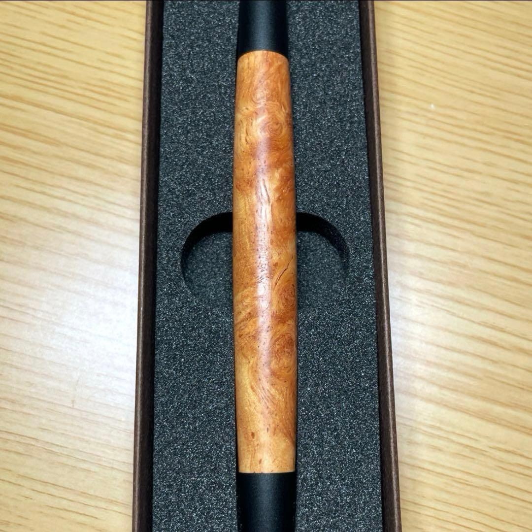 ボナンペン　花梨瘤　シャープペンシル　真鍮金具　美品
