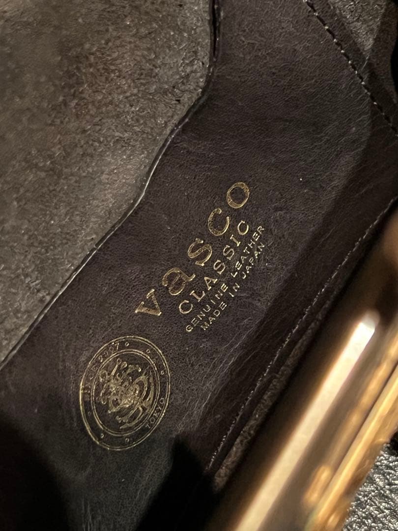 VASCO ヴァスコ レザーがま口  ケース トチカン カスタム品
