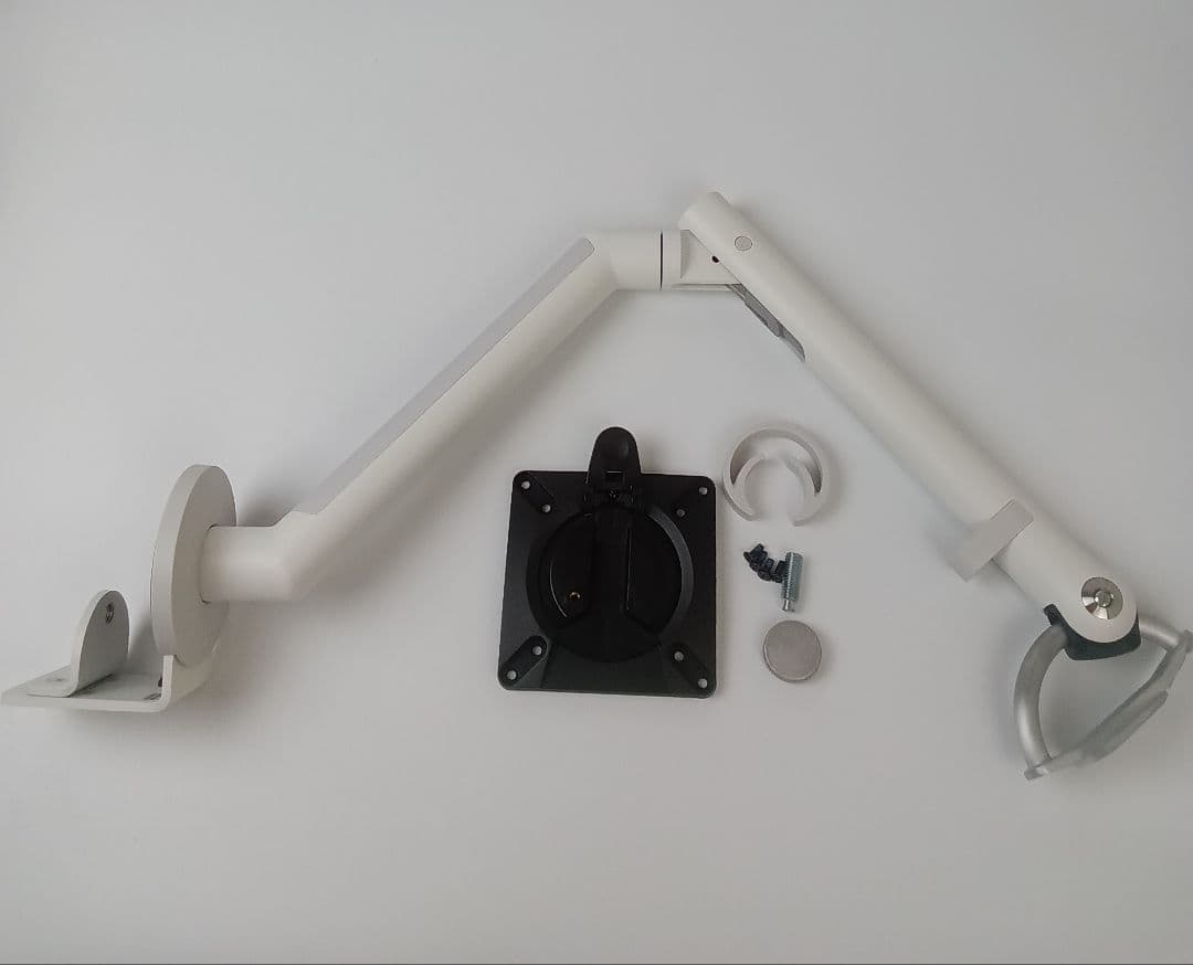 モニターアーム クランプ式 ホワイトCBS/ No.172