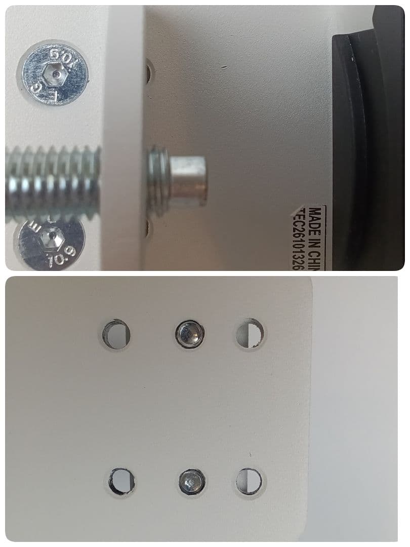 モニターアーム クランプ式 ホワイトCBS/ No.172