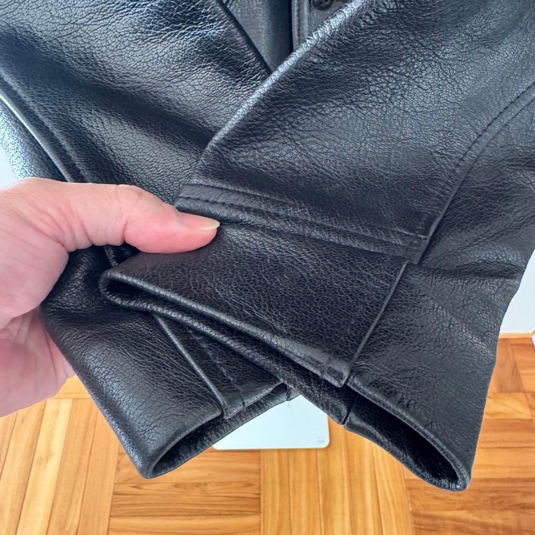 ウエストライド ゴートスキン ウエスタン レザー テーラードジャケット