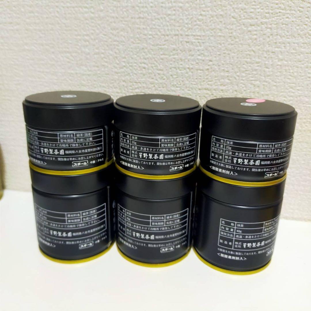星野抹茶　6缶セット