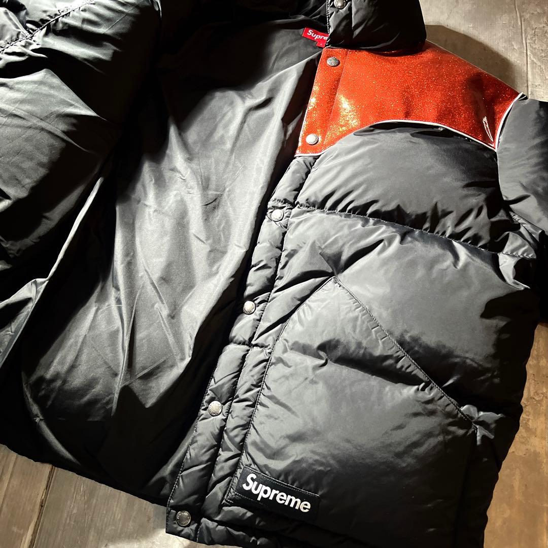 ジャケット・アウター Supreme Glitter Yoke Down Puffer Jacket