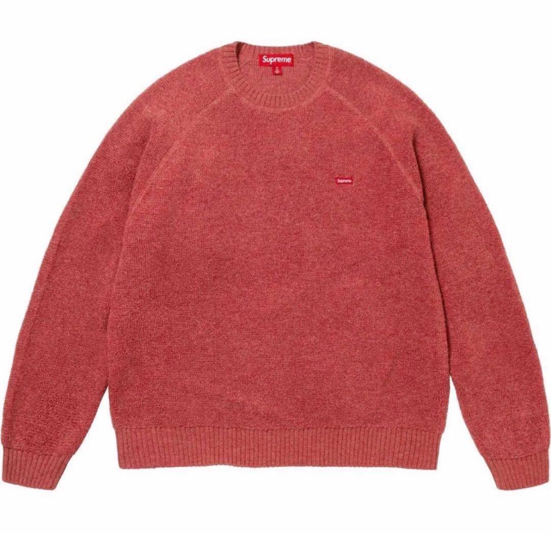 Supreme 赤 ニットセーター クルーネック