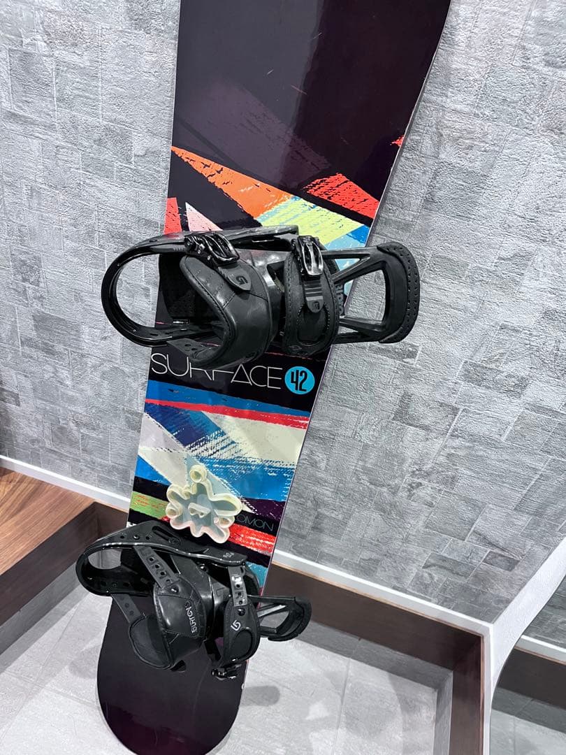 ＊やす＊SALOMON スノーボード ビンディング付き　142cm