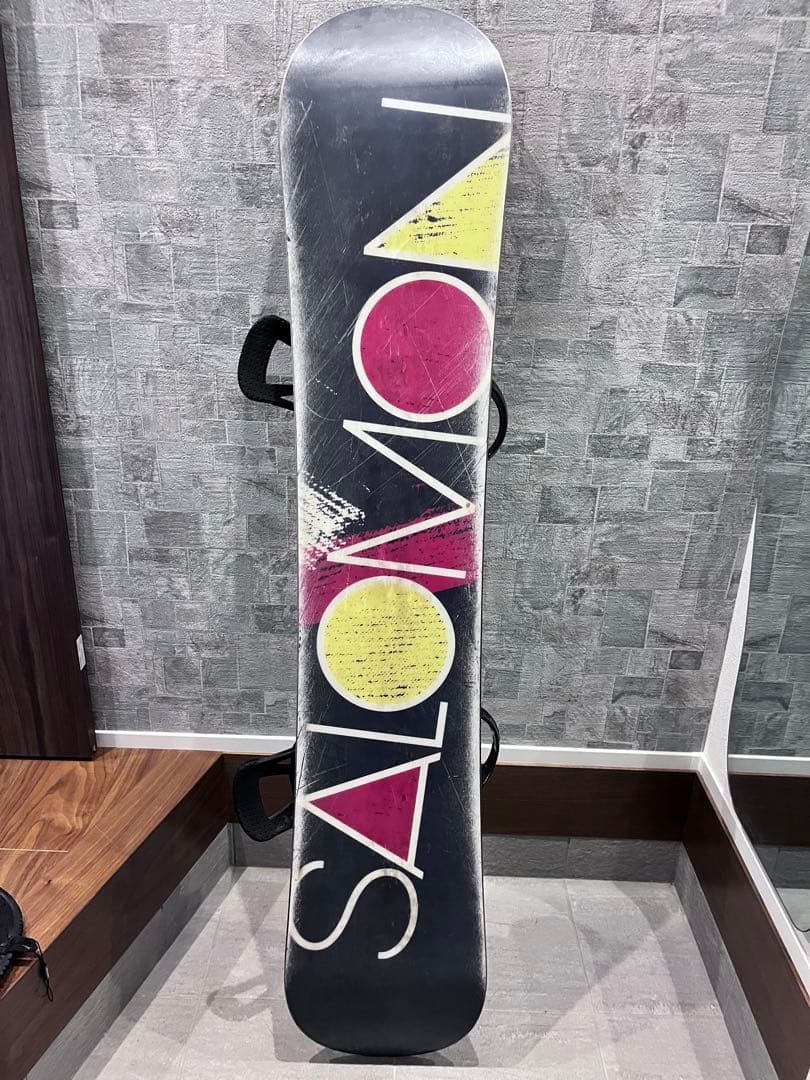 ＊やす＊SALOMON スノーボード ビンディング付き　142cm