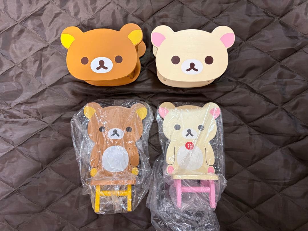 リラックマ コリラックマ 木製小物入れ チェア型ラックまとめ売り