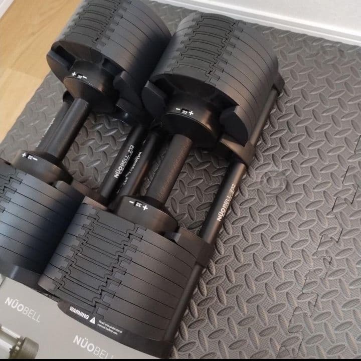 最終値下げ！引き取り限定！NUOBELL フレックスベル 可変式ダンベルセット