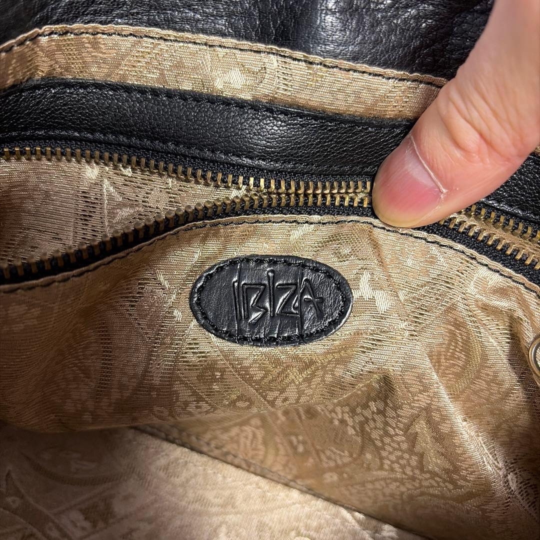 IBIZA ブラック　ハンドバッグ　美品！