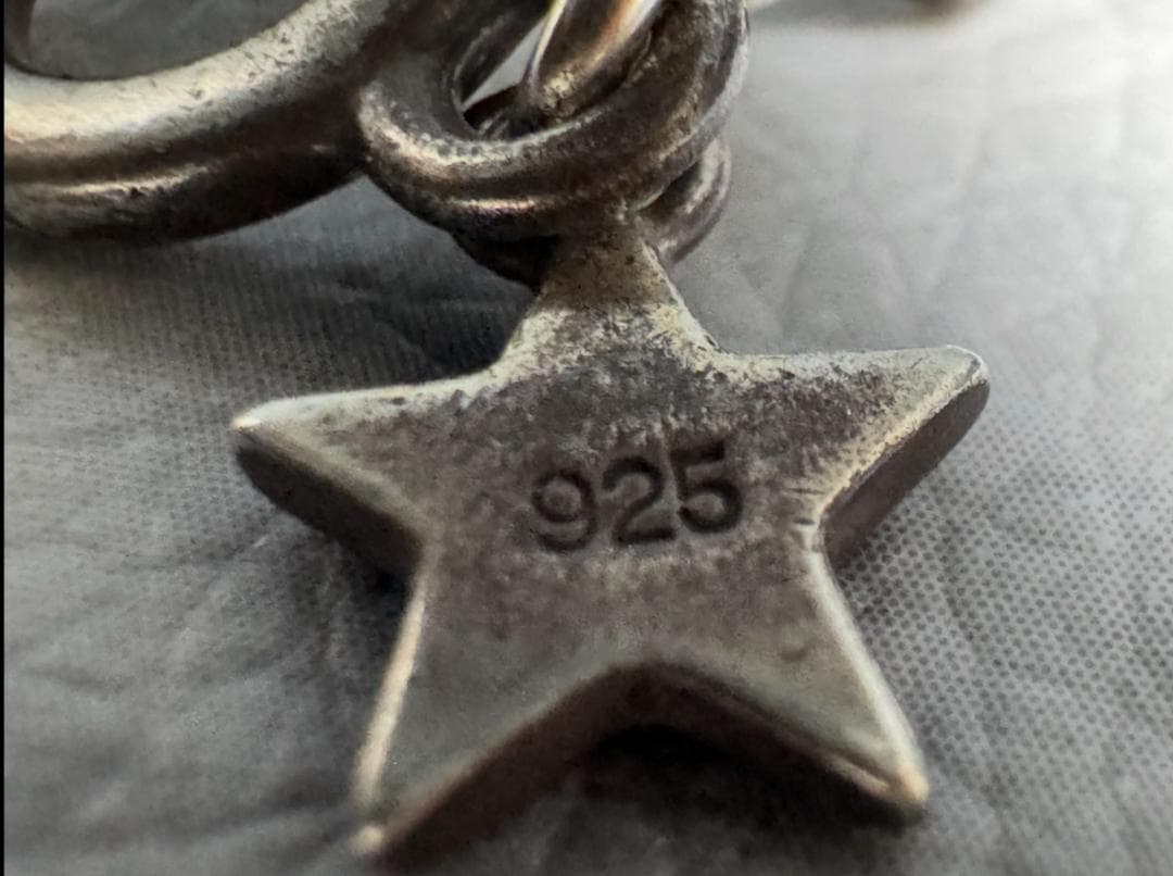 925刻印　ジャスティンデイビス　ダイヤデザインシルバーチェーン