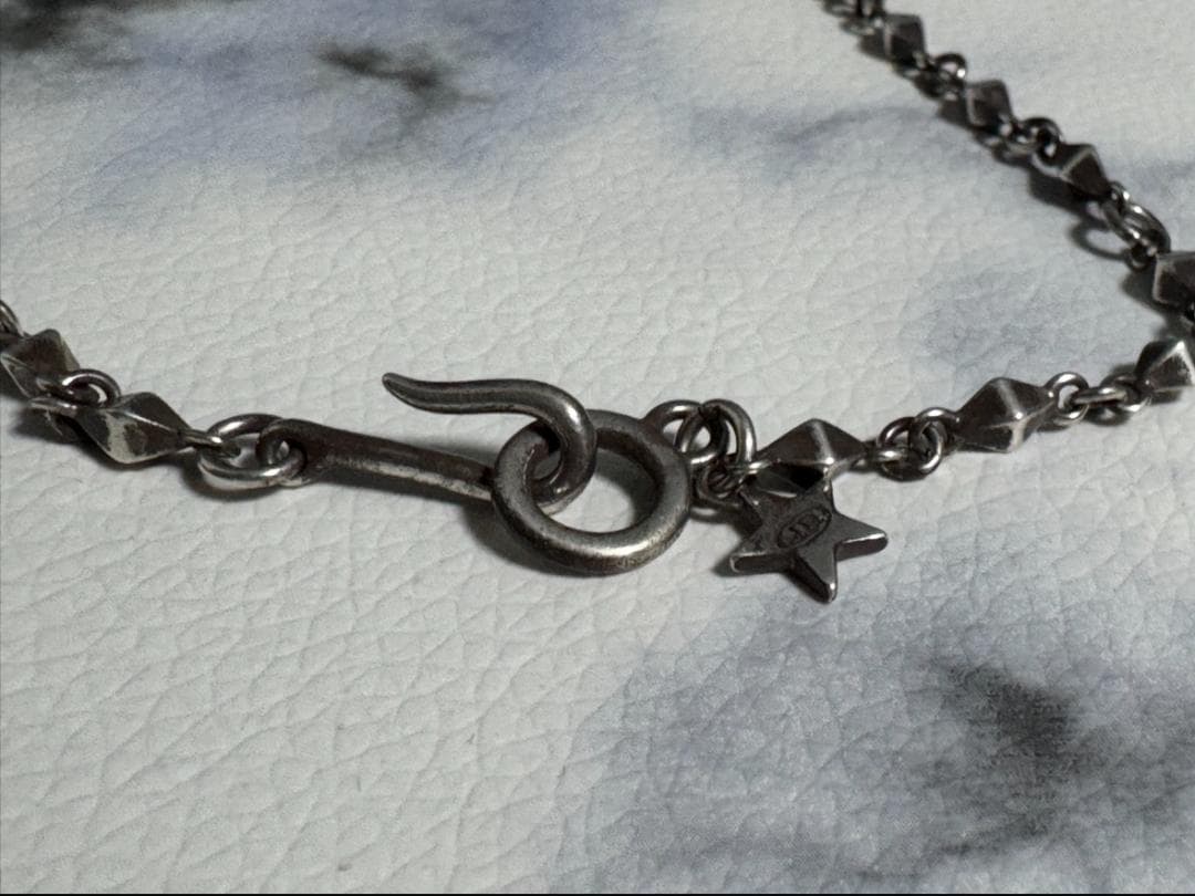 925刻印　ジャスティンデイビス　ダイヤデザインシルバーチェーン