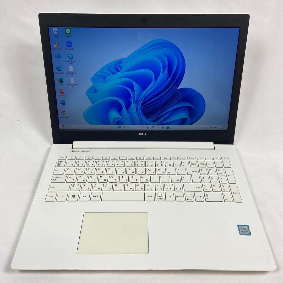 ★希少PC★ 人気 第8世代i7 SSD500GB NEC LAVIE F02