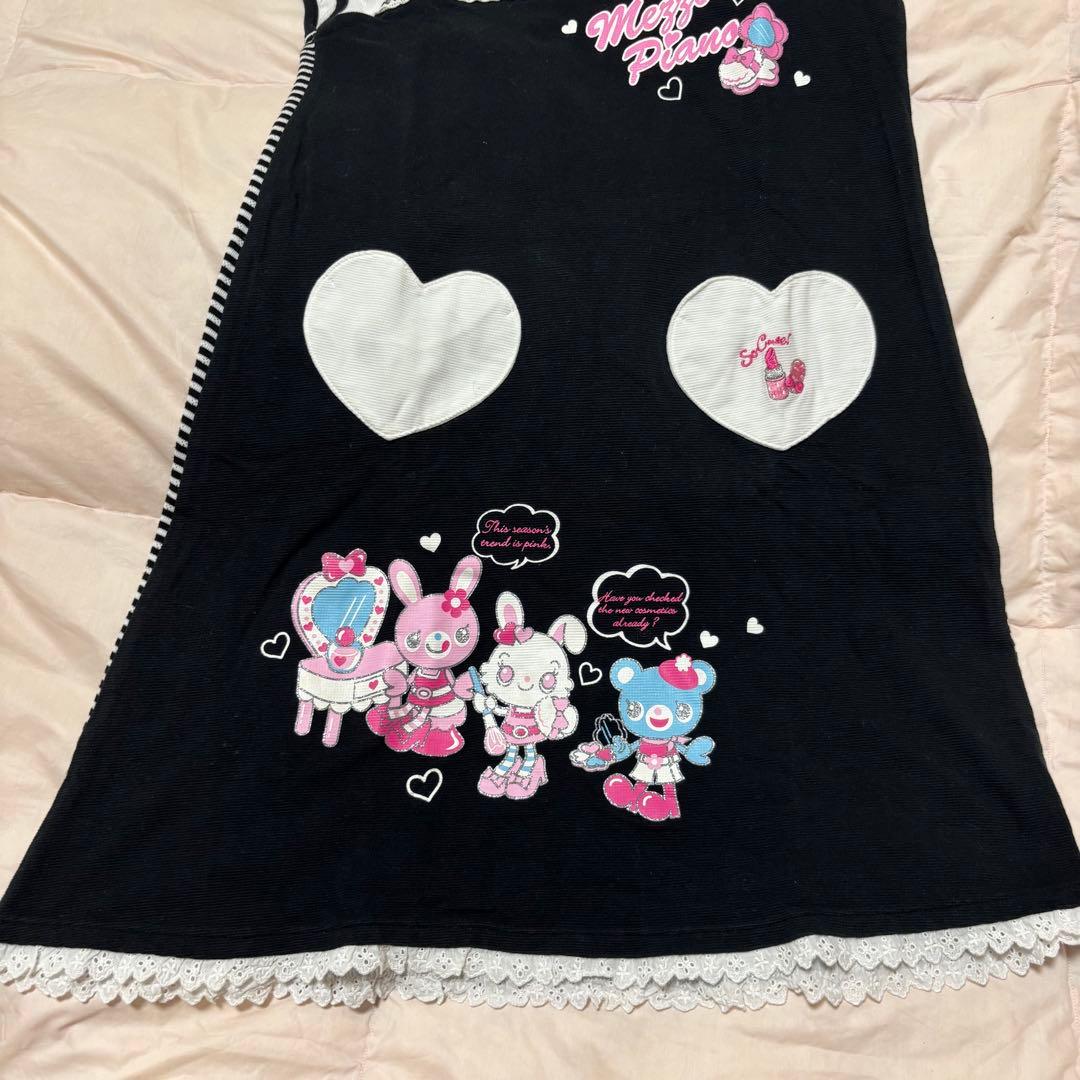 平成レトロ　メゾピアノみみぽぽちゃんコスメワンピース　135