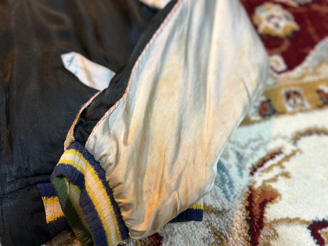 スカジャン　両A面　50s オリジナル　ヴィンテージ　レア　Mサイズ