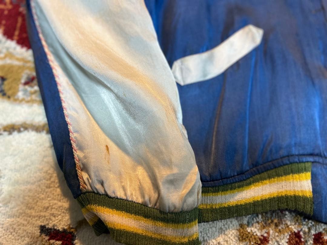 スカジャン　両A面　50s オリジナル　ヴィンテージ　レア　Mサイズ