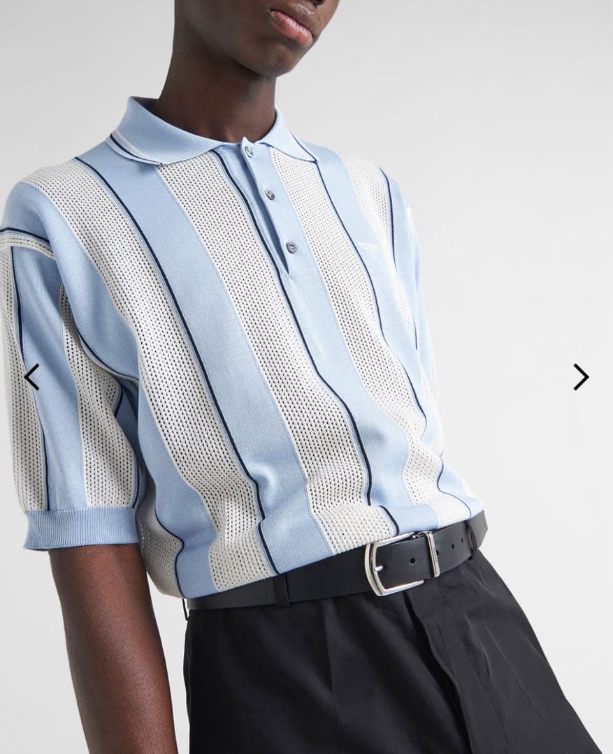 新品未使用 PRADA プラダ サフィアーノレザーベルト 90 NEROブラック